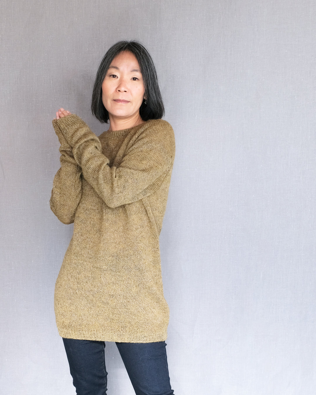 BOYFRIEND SWEATER – E YARN BOYFRIEND SWEATER – E YARN